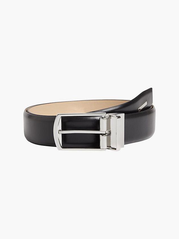 Calvin Klein USA Leather Mens Belt Black 5842096-JD